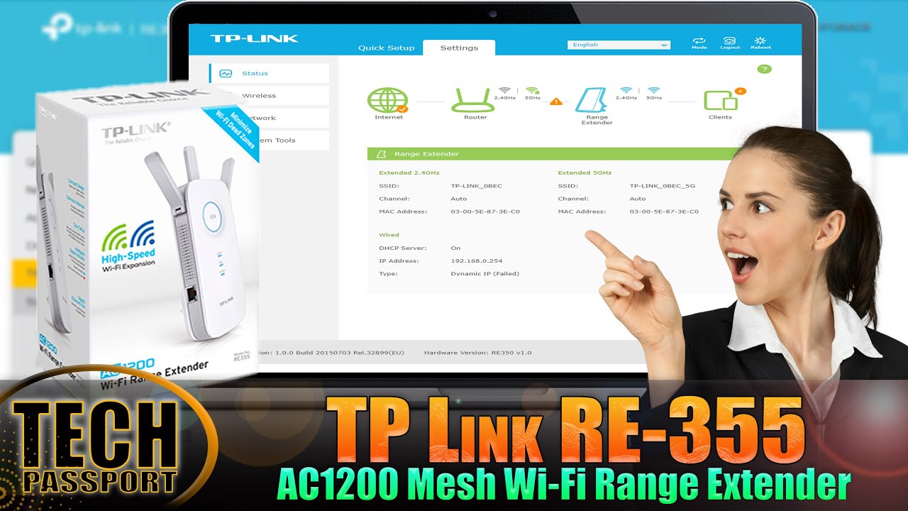 How to Set up TPLink Range Extender RE355 📶 Optimise Wireless Network