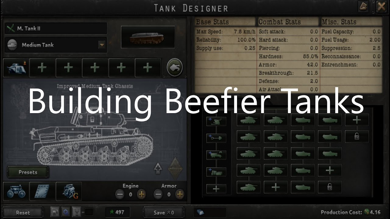 Designing Tanks and Tank Divisions from scratch (With Time Stamps