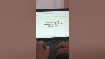 You + Google Lens in Chrome = Study buddies