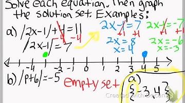 Algebra 1: 2-5 Solving Equations with Absolute Value