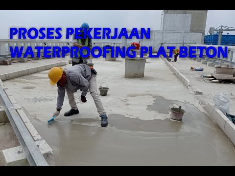 Video: Pekerjaan waterproofing dinding dan lantai