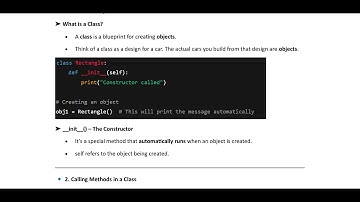 UNIT 13 CLASSES IN PYTHON MCS-201 BCA_NEW #bca #ignou #mcs201