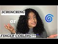 Finger coiling vs Scrunching for DAMAGED curls | Hair types 3b\3c