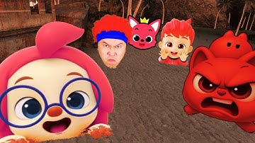 RAGE MODE! Kids Nextbots SUPER FAST CHASE in EVIL LAIR | Gmod Nextbots