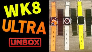 WK8 Ultra Max UNBOX Smartwatch 49mm 2.05 Inch Screen WK 8 Series IWO Ultra Max Smart Watch