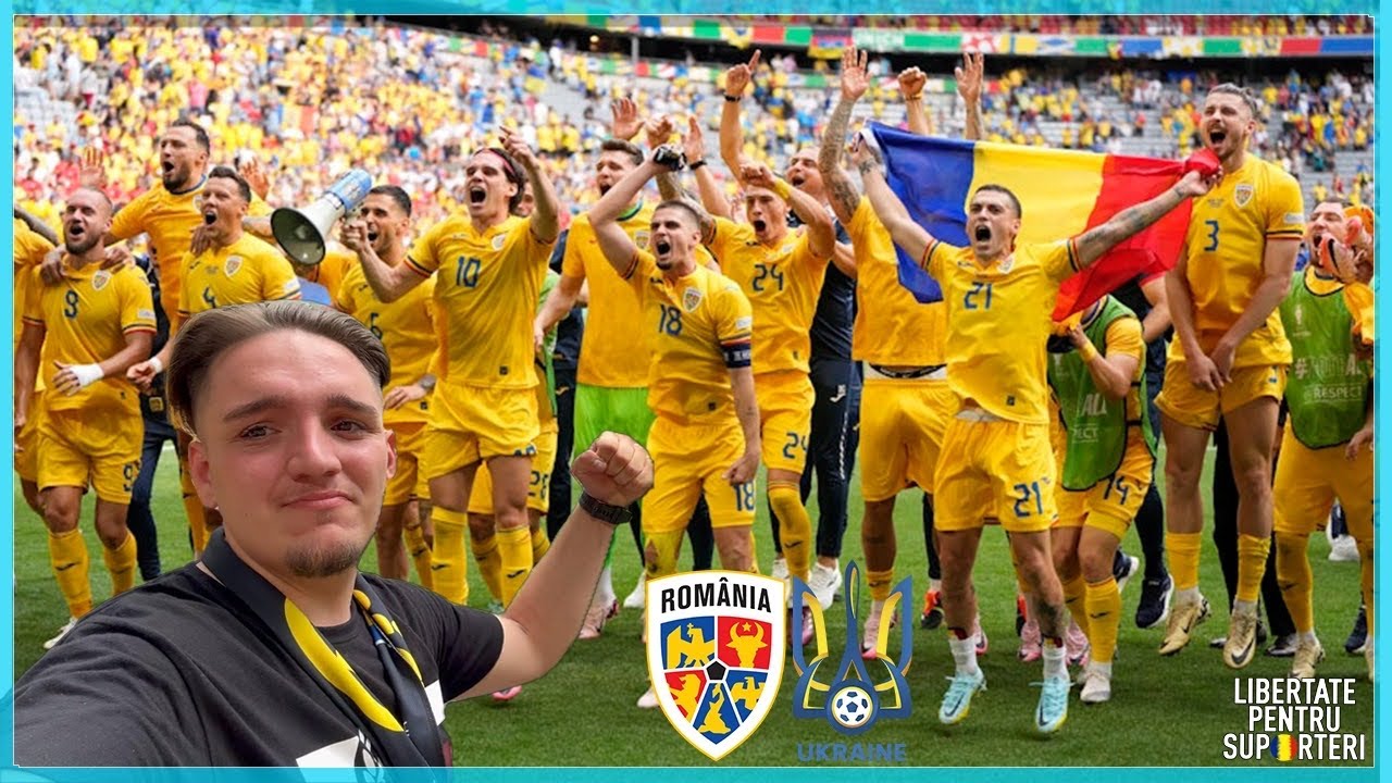ROMÂNIA CÂȘTIGĂ PRIMA PARTIDĂ DE LA EURO | ROMÂNIA vs UCRAINA 3-0 | IMAGINI DIN PELUZA ROMÂNILOR 🇷🇴