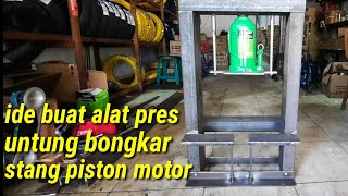 diy tool cara rara membuat alat untuk menganti tangan piston/stang sher