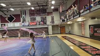 1st place performance.  Mizzou Ionic Winter guard.
