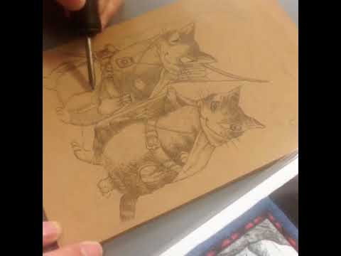 Shop R2 愛知県長久手市 革名入れマイスターによるダヤンのイラスト Youtube Shop R2 愛知県長久手市 革名入れマイスターによるダヤンのイラスト Youtube