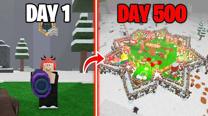 500 Days to Build a Safest Christmas Base in 99 Nights in the Forest