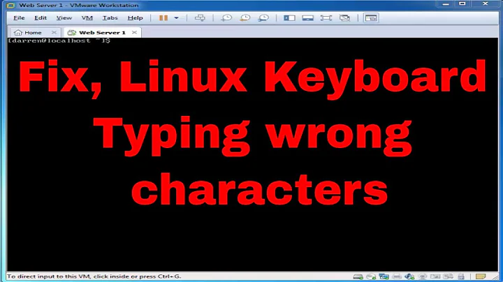 Linux Keyboard wrong