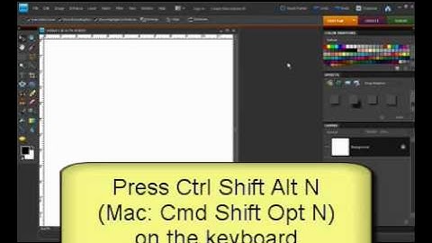 Shortcuts for Creating New Layers in Photoshop and PSE