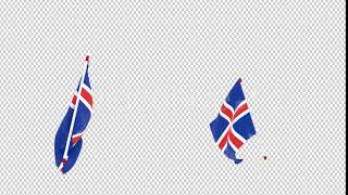 Flag Transition - Iceland | Motion Graphics - Envato elements