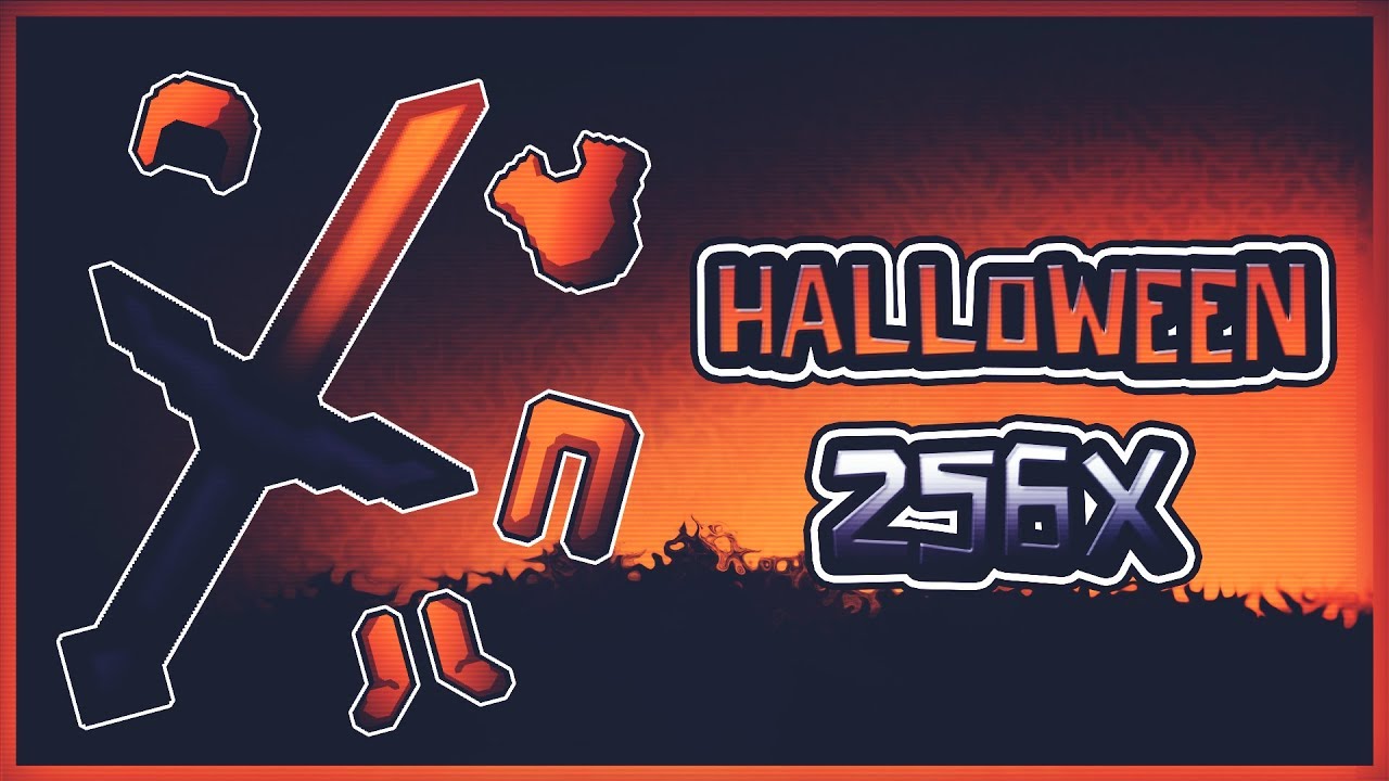 MINECRAFT PVP TEXTURE PACK - HALLOWEEN 256X (FPS) - YouTube