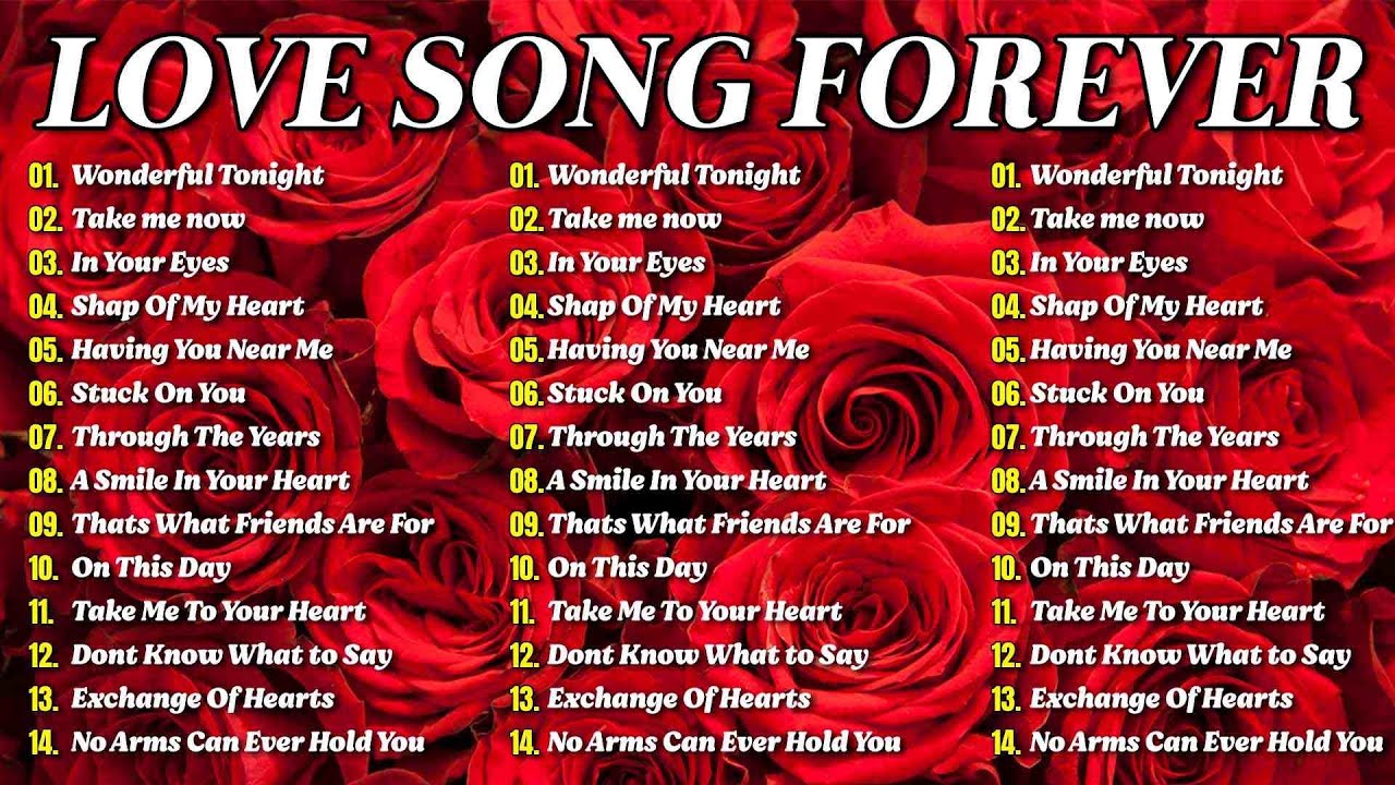 Timeless Love Songs Playlist - Best Relaxing 80's 90's Love Songs - Classic Romantic Hits