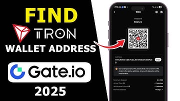 How to Find Your TRON (TRX) Wallet Address on Gate.io