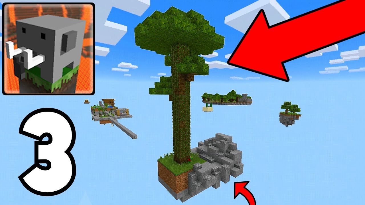 Craftsman UPDATE - NEW SKYBLOCK Survival Gameplay Part 3 (JUNGLE BIOM ...