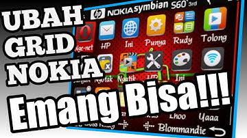 Symbian os Nokia e63 |  How to change the nokia e63 symbian menu grid
