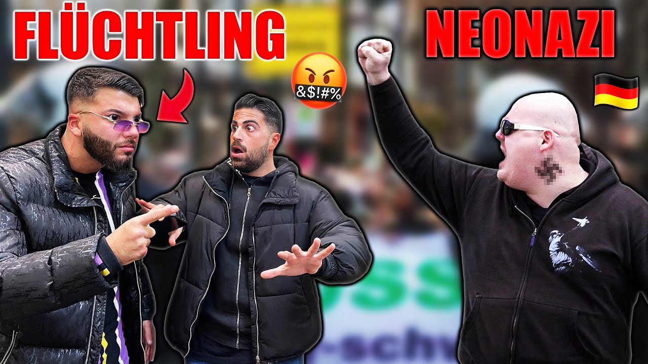 FLÜCHTLING VS N*ZI 😱| GAZI D
