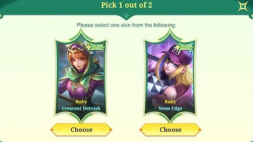 Which Ruby Skins same effect with Aspirant Skin?