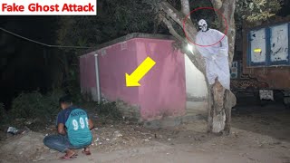 viral ghost attack prank at night