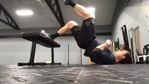 Single Leg Box Hamstring Curl