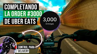 Completando la Orden #3000 con la Ayuda del Control de Pedales Empire | Uber Eats en Bicicleta