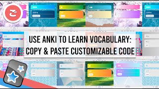 CUSTOM ANKI DECK DESIGN: Fully Customizable Copy & Paste Code for learning Japanese Vocabulary screenshot 4