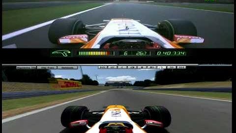 Alonso vs rFactor F1 2009 by Dazor Onboard at Spa