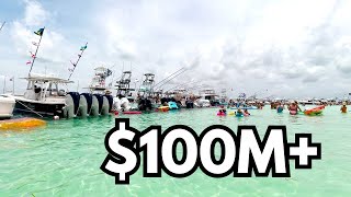 This Bahamas Sandbar Party Had Over 100,000,000 In Boats