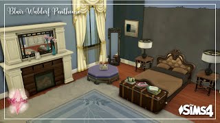 Blair Waldorf Penthouse Renovated Gossip Girl The Sims 4 No Cc Stop Motion