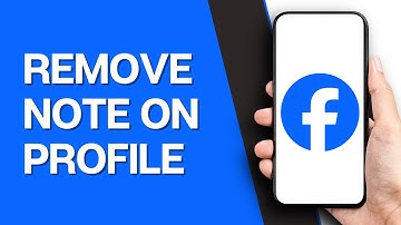 How To Remove Note On Facebook Profile