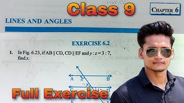 Class 9 Ex 6.2 Lines and angles Q1 to Q6 | Class 9 Chapter 6 NCERT | CBSE