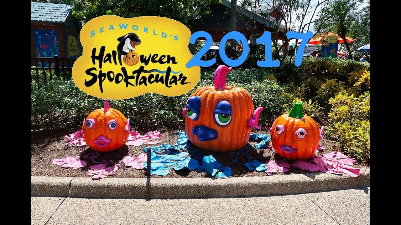 SeaWorld Halloween Spooktacular Trick or Treating Orlando 9/30/17 YouTube