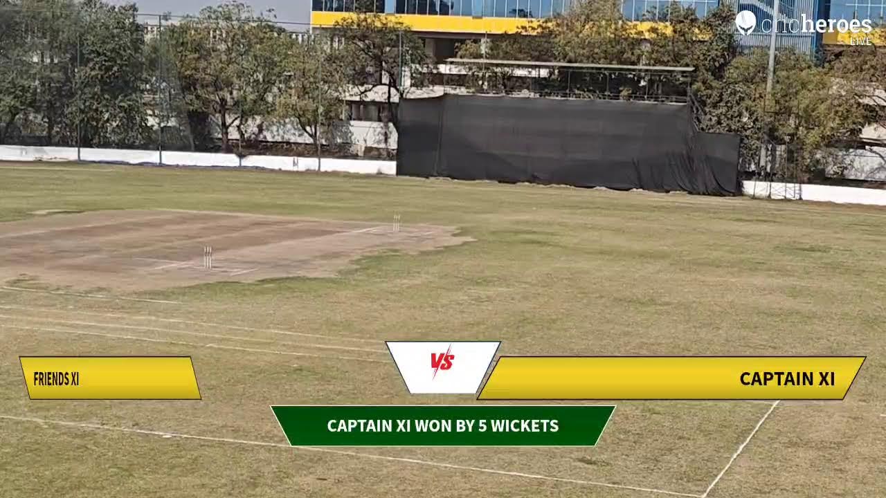 FRIENDS XI vs CAPTAIN XI live cricket match | SWARNKAR PREMIER LEAGUE  live - Sabarmati Railway Grou