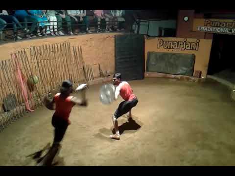 Intense sword fight
