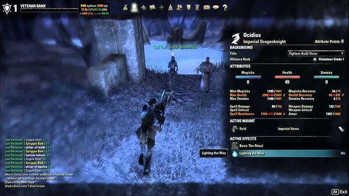 Elder Scrolls Online Ep 37 Shadow Runner quest finishes
