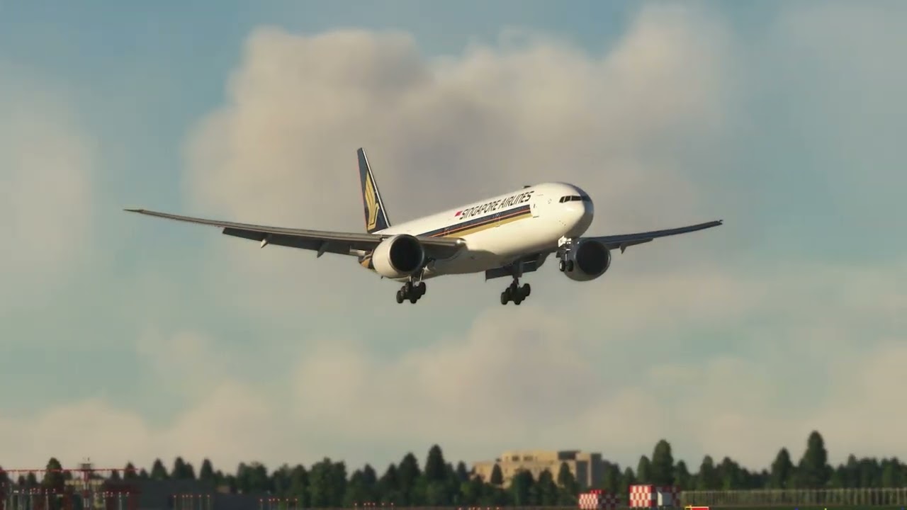 MSFS 2020 | PMDG 777-300ER | Flight SQ12 Narita International Airport ILS Y RWY16L Landing