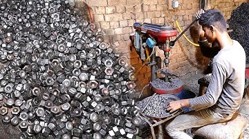 Amazing Production process of Hex Nut // Hex Nut are made
