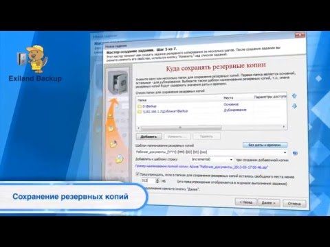 Резервное копирование файлов - Exiland Backup для дома и офиса