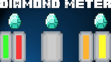Minecraft Mod Showcase : Diamond Meter