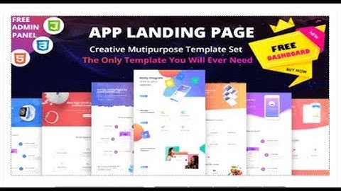 AppZina - App Landing Page | Themeforest Templates