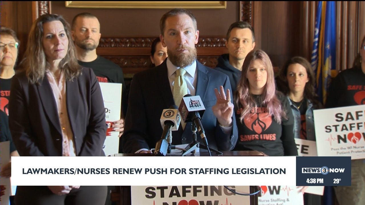 Lawmakers, nurses renew push for staffing legislation