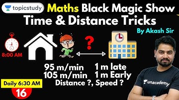 6:30 AM - Black Magic Show | Maths Tricks by Akash Sir | Time & Distance Tricks