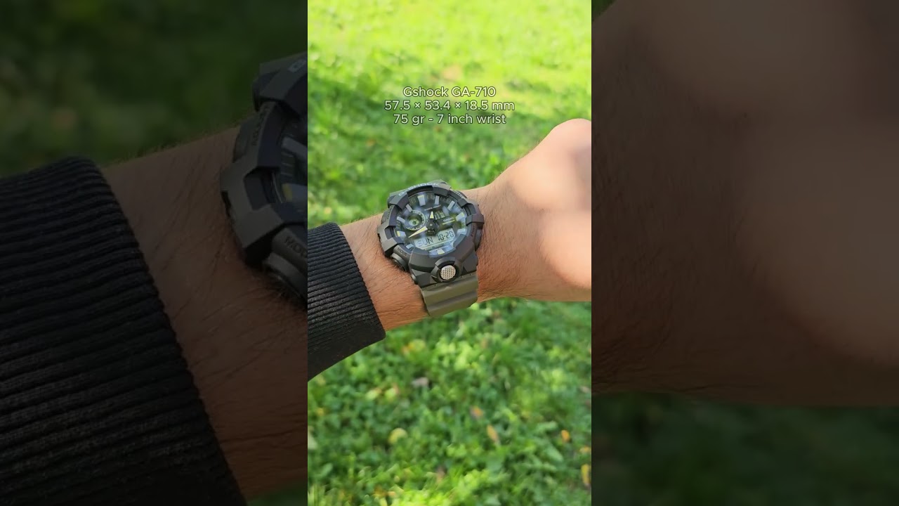 Gshock GA-710 - Wristshot & Wristroll