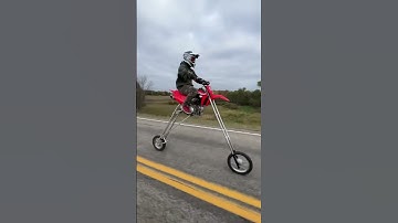 6 Foot Tall Dirt Bike!