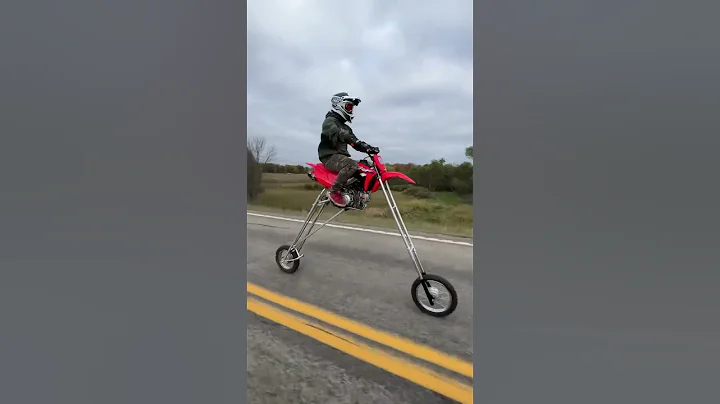 6 Foot Tall Dirt Bike!