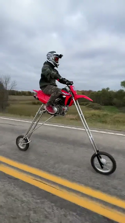 6 Foot Tall Dirt Bike!