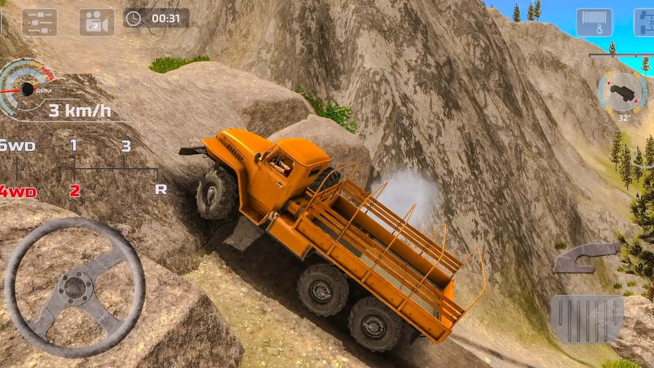 off road drive pro game android phone 🫸🫷#mountains #games - YouTube