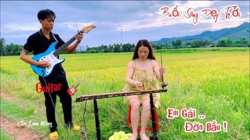 #Trilamnong, Buổi Sáng Đẹp Trời Chơi Guitar 🎸 cùng Em Gái Đờn Bầu…